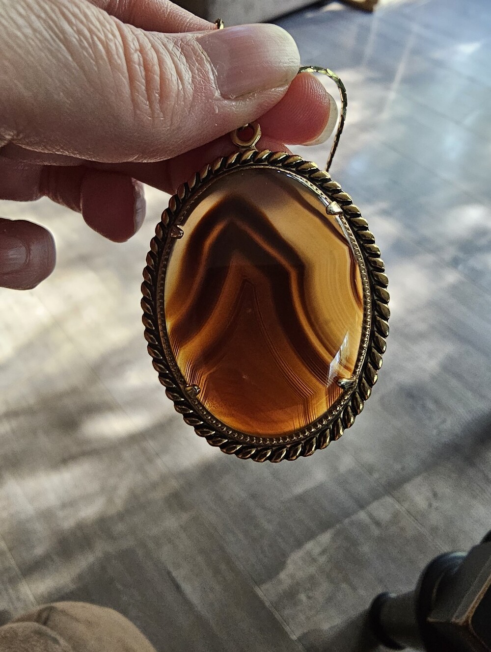 Vintage Agate Necklace